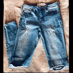 Gypsy Warrior Distressed Skinny Jeans